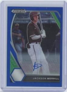 2021 Prizm Draft Picks JACKSON MERRILL Auto Blue /99 - Picture 1 of 2
