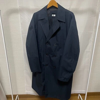 Trench coat Uniqlo U preto corta-vento tamanho XL (EUA: L) JP T7110 - Imagem 1 de 4