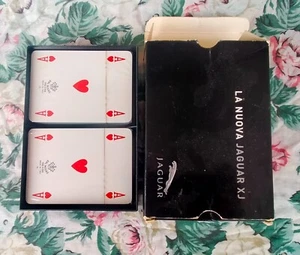 NEW 2 decks Playing Cards car JAGUAR JX Carte da Gioco sigillate Dal Negro - Foto 1 di 9
