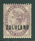 SG 2 Zululand 1888-93. 1d deep purple. Fine unmounted mint CAT 28