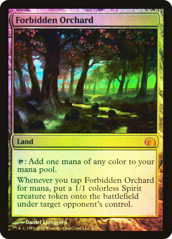 MTG FOIL Forbidden Orchard  - From The Vault: Realms #6 - Image 1 of 1