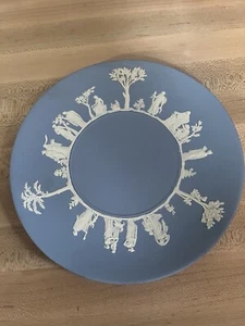 WEDGWOOD JASPERWARE Blue Plate 9” Made In ENGLAND - Picture 1 of 13