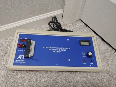 ATECH MODEL 1801 TRAINER plastic Supports Broken Works Fine Still - Image 1 of 4