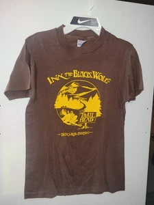 1980's Risqué The Inn Of The Black Wolf Twin Lakes Co Shirt Trail Head Rare Orig - Picture 1 of 5