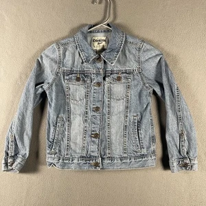 OshKosh B'gosh Jacket Boys 10 Denim Button Up Classic Jean Pockets Youth - Picture 1 of 5