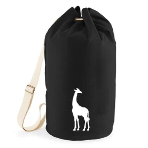 Seesack Giraffe Silhouette Geschenkidee Giraffe Geschenk Präsent Mitbringsel Sou - Picture 1 of 7