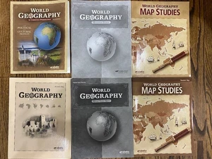 A Beka World Geography History 9th Grade CURRENT COMPLETE Student & Teacher Set - Picture 1 of 1