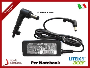 Alimentatore Originale per ACER Aspire 45W 19V 2,37A (5,5mm x 1,7mm) LiteOn - Zdjęcie 1 z 1