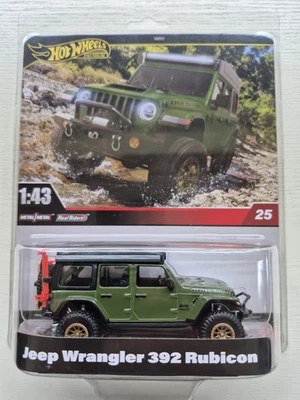 Jeep Wrangler 392 Rubicon Metal Real Riders #25 Hot Wheels Premium 1:43 2025 nuevo Foto 1 de 4