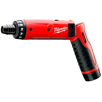 Milwaukee 2101-22 M4 4V 1/4-Inch Hex Screwdriver w/ Batteries - Image 1 of 4