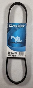 Dayco 5040320 Serpentine Drive Belt OEM 4PK0815 Poly Rib Quiet Design USA - Picture 1 of 5