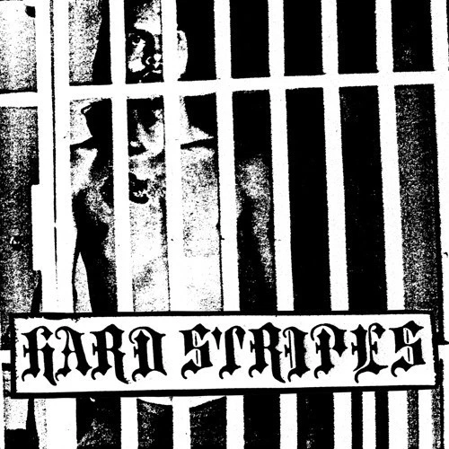 HARD STRIPES S/T 7" Ep HARDCORE Punk Rock BLACK VINYL Download Code RED DEATH - Image 1 of 1