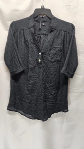 Schwarzes Oberteil mit V-Ausschnitt Größe Small von Portacruz - Bild 1 von 4