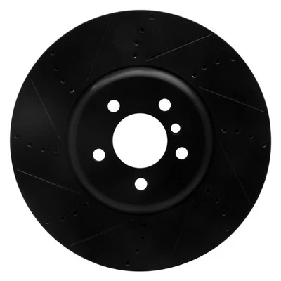 For BMW 550i GT xDrive 10-17 Brake Rotor DFC Premium Drilled & Slotted Front — 第 1/4 张图片