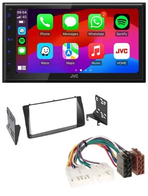 JVC Bluetooth 2DIN MP3 DAB USB Autoradio für Toyota Corolla E12U/E12J 2001-2007 - Bild 1 von 4