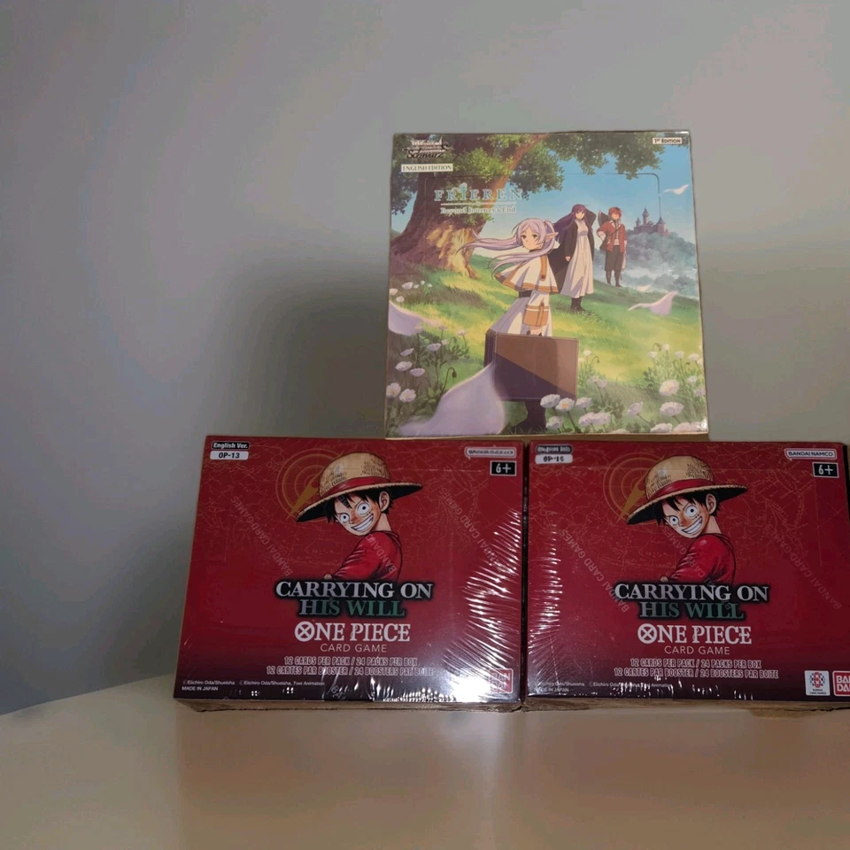 One Piece Card Game OP13 Display + Weiss Schwarz Frieren First Edition Display - Bild 1 von 1
