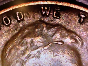 1952 Lincoln Wheat Cent Penny Error Large Cracked Skull - See Photos - Picture 1 of 4