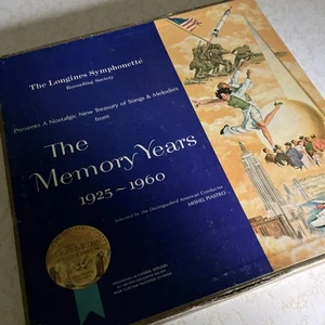 The Memory Years 1925-1960 6 LP Vinyl Records Longines LWS-118 to LWS-123 (1964) - Picture 1 of 16