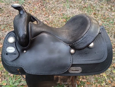 16”  Crates Reining Equi-Fit Saddle - Image 1 of 4