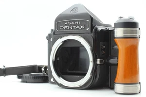 [N MINT w/Grip] Asahi Pentax 6x7 67 Eyelevel Medium Format Camera From JAPAN - Picture 1 of 12