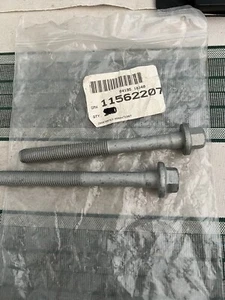 Genuine GM OEM 11562207 Knurled Head Bolts/Engine Cylinder Head Bolts (BAG OF 2) - Bild 1 von 1