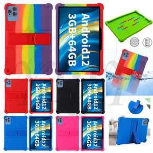 For FEZAWIO F11 Shockproof Soft Silicone Case 10 Inch Tablet Stand Protective - Picture 1 of 26