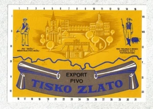 Beer label - Serbia - "Tisko Zlato Export Pivo" - Picture 1 of 1