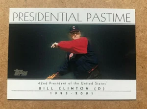 2004 Topps Insert: Presidential Pastime Bill Clinton #PP41 - Picture 1 of 2