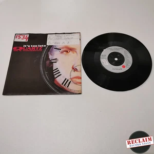 quartz it's too late 7" vinyl record very good condition - Picture 1 of 3