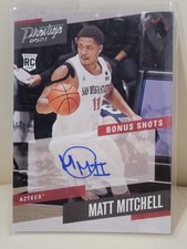 Matt Mitchell 2021 Chronicles Draft Picks Prestige Bonus Shots Auto