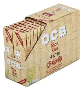 OCB Organic Rice Rolling Papers + Filter Tips 10-32 Booklets Large King Size - Picture 1 of 10