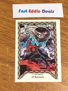 MARVEL COMIC IMAGES 1990 SPIDER-MAN TEAM UP TRADING CARD 37 THE INCREDIBLE HULK - Picture 1 of 2