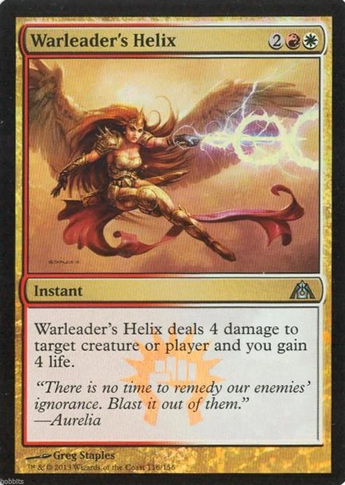 MTG - Dragon's Maze - Warleader's Helix - Foil - NM - Image 1 of 1