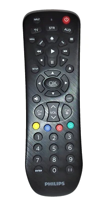 PHILIPS Universal Remote Control Audio Video 3 Device Black SRP9232D/27 - Image 1 of 3