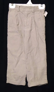 BOYS "ARROW" CORDUROY PANTS - SIZE 4 - BEIGE - Picture 1 of 2