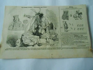 Gravure 1845 - Caricature Une Dame Avocat par Cham - Picture 1 of 1