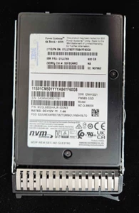 IBM EC5J 800GB NVMe U.2 4K Mainstream 2,5 Zoll SSD Modul 2.4 DWPD 01LU763 - Bild 1 von 2