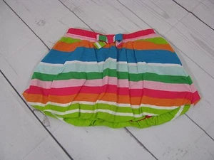 "Gum Balls" Girls Multi Color Striped Bubble Skort Size 18 Months - Picture 1 of 2