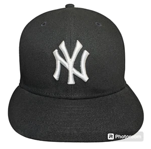 New York Yankees eng anliegende Mütze Fifty Nine 59Fifty Basic Größe 7 Neyyan schwarz NEU $ 45 - Bild 1 von 12