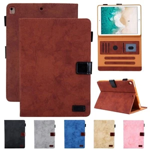 Für Apple iPad 9. 8. 7. 6. 5. Generation Mini Brieftasche Ständer Folio Etui Abdeckung - Bild 1 von 74