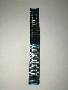 NEW Bulova 98E003 Black Two-Tone Watch PARTS Band Replacement Band - Picture 1 of 3