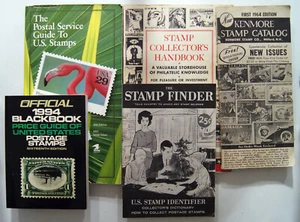 Siete libros de colección de estampillas nuevas y vintage, de 1964 a 1994 - Imagen 1 de 12