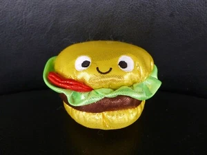 Schlüsselanhänger Gund Sparkle Snacks Cheeseburger Glitzer Stofftier Lebensmittel Spielzeug - Bild 1 von 4