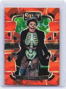 2024 Panini Select WWE Shotzi Orange Cracked Ice Prizm - Picture 1 of 2