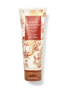 NWT Bath and Body Works White Pumpkin & Chai Ultra Shea Body Cream Lotion - Picture 1 of 3