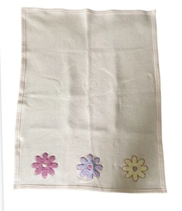 30”x36” Rosa Fleece Babydecke mit Blumen - Bild 1 von 5