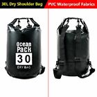 New Ocean Pack Dry Bag Water Proof Backpack Bag River Beach 30L X-Large BLACK
