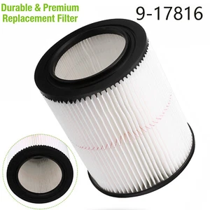 17816 Filter Replacement Cartridge for Craftsman Shop Vac Wet Dry Air Filter Fit - Picture 1 of 11