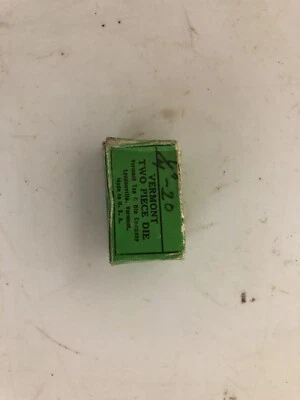 Vermont 1/4 NC 20 Two Piece Die - Image 1 of 3