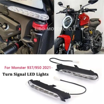 Luz LED intermitente día noche indicador 2021-2023 para Ducati Monster 950 937 Foto 1 de 4